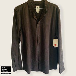 NWT Element Mens Long Sleeve Button Up Shirt